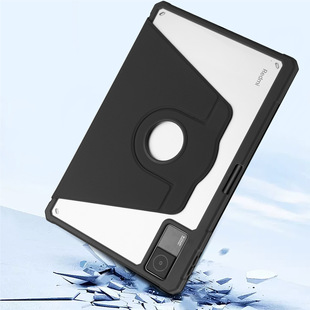Подходит для защитного чехла для красного риса Redmi Pad10.6 с плоской оболочкой, акриловый 11-дюймовый Универсальный вращающийся жесткий чехол