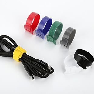 Maitao Strap Nylon Velcro Cable Tie Back-to-Back Data Cable Storage Tie Strap Velcro Velcro Fastening Tape