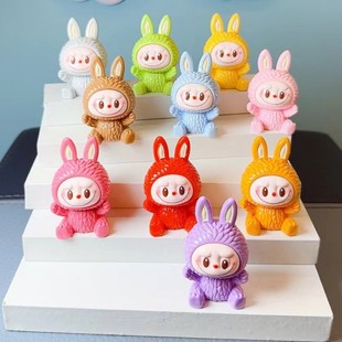 Cute Stereo Cloth DIY Cream Glue Mobile Phone Case Keychain Pendant Trendy Resin Jewelry Accessories