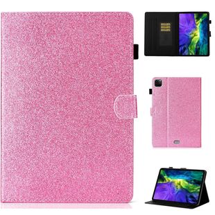 Suitable for ipad Pro 11 inch 2024 flat leather case glitter card bracket anti-drop protective case