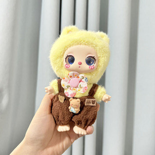 Baby clothes only] 16cm Lila LUKY CAT pendant doll skirt plush blind box tide play clothes replacement women