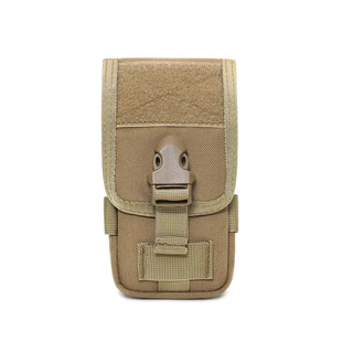 Outdoor camouflage tactical mobile phone bag multi-function Molle accessory bag hiking running leisure sports waist bag