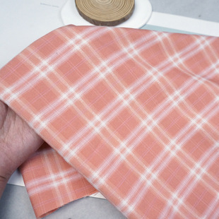 New Spring and Summer Trousers Wide Leg Plaid Fabric TR Stretch Yarn-dyed Shirt Plaid Fabric dress Plaid Fabric