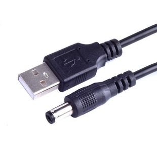 Круглый отверстие для зарядного провода 5V/9V/12V Подпиточный кабель USB в DC5.5/3.5/2.5MM Интерфейсный кабель питания