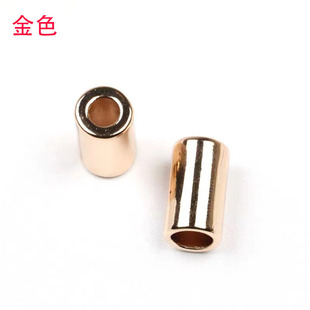 Spot Metal Straight Bell Alloy Cylindrical Hanging Bead Coat Cap Stop Rope Bell Wear Elasticized Rope Buckle Stop Rope Buckle
