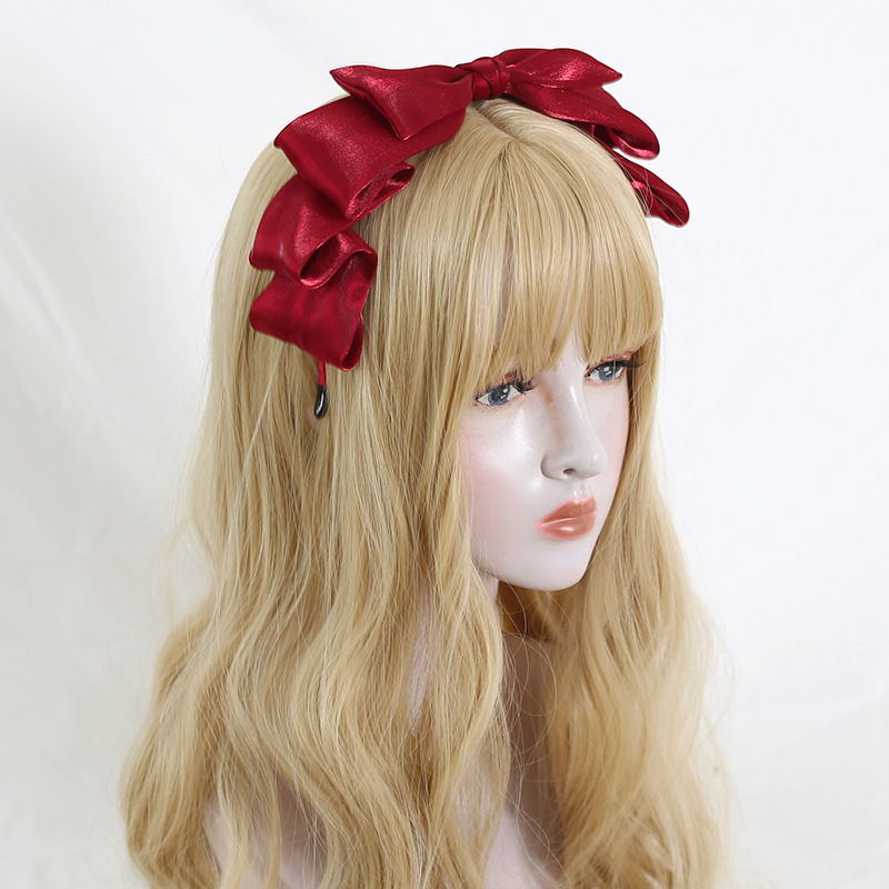 Japanese Lolita Snow Pearlescent Yarn Hair Band Cute Sister Headdress Chinese Style Secondary Hair Accessories lo Niang kc Hair Accessories