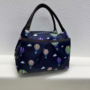 2024 New Printed Handbag Bag Lightweight Hand Carrying Mother Bag Water-repellent Casual Fashion Lunch Bag Wholesale