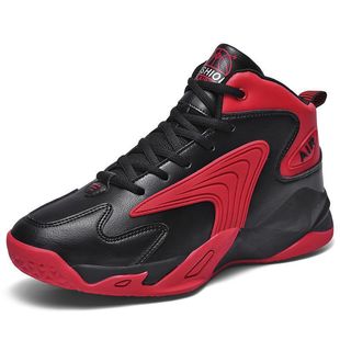 Junior High School Students Practical Basketball Shoes plus size fleece-lined Cotton Shoes High-top Casual Shoes Non-slip Sports Running Shoes for Teenagers