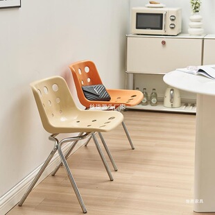 Middle Ancient Cheese Cheese Chair Korean Style Ins Style Milk Tea Coffee Shop Internet Celebrity Restaurant Hole Chair Home Backrest Chair