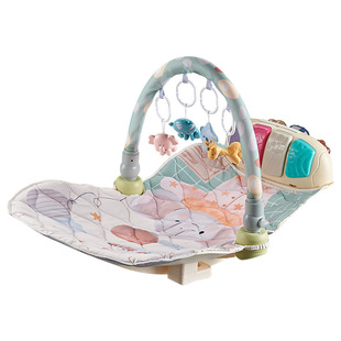 Baby Rocking Pedal Toy Parent-Child Interactive Arc Sleeping Cabin Music Geometric Bluetooth Newborn Gift