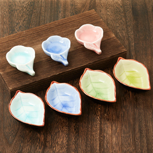 Ink plate multi-use ceramic plate brush holder pen washing pen storage water plate study four treasures ink plate wholesale