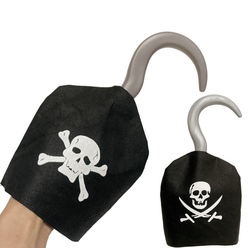 Halloween props pirate captain accessories costume props pirate hook clothing accessories pirate costume cloth hook accessories