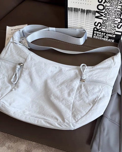 Сумка Lu's Dumpling Bag Large Slo на одно плечо, сумка-круассан через плечо, 6 л, сумка подмышки в форме полумесяца, легкая сумка для пригородных поездок, унисекс.