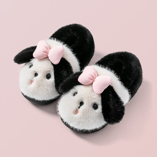 New Children's Cotton Shoes Winter Home Indoor Soft Sole Non-slip Baby Cotton Shoes Warm plush shoes for boys and girls