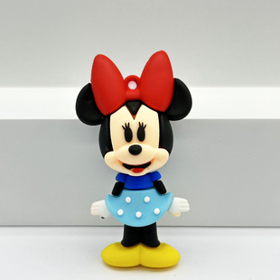 Cute Cartoon Mickey Minnie Doll Keychain Pendant Accessories Couple Bag Car Keychain Accessories Wholesale