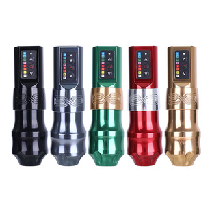 Yilong cross-border double battery tattoo machine EXO wireless tattoo pen battery pen cutting all-in-one motor machine wholesale