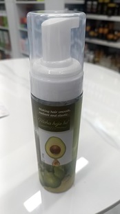 Foreign trade styling coconut foam mousse curly hair fluffy styling olive foam hair wax styling mousse