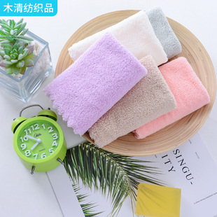 Coral fleece small square towel hand towel children wash small towel kitchen bathroom household small cloth soft water absorbent