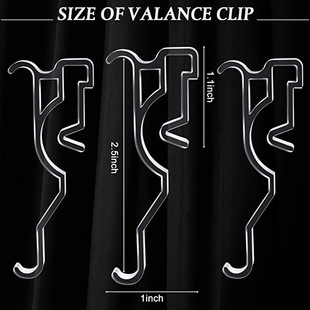 Cross-border wholesale and retail 2.5-inch 10-piece Venetian blinds curtain accessories trim clip vertical blinds trim accessories