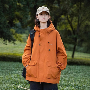 Mountain Outdoor Jacket Windproof Waterproof Jacket Men's Spring Autumn and Winter New Loose Mountaineering Work Jacket Men's Clothing