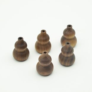 Black Walnut Gourd Ornaments Expanding Fragrant Wooden Car Aromatherapy Vintage Handmade Flower Arrange Dried Vase Vase DIY Pendant