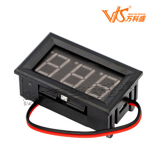 Двухпроводной DC5V-120V Цифровой Вольтметр постоянного тока Цифровой вольтметр Голова электромобиля Головное антиреверсивное соединение 0,56