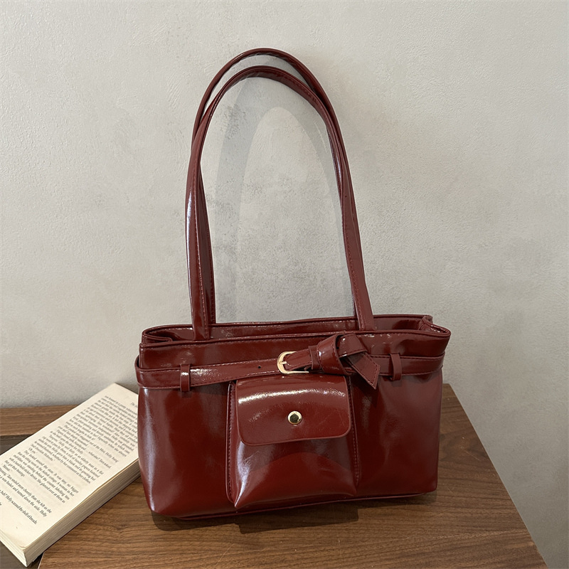 2026 Large Capacity Retro Tote Bag, Simple, Unique, Versatile Handbag, Stylish, Trendy, Fashionable Shoulder Bag