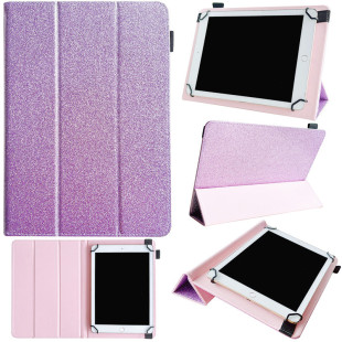 Applicable to Apple ipad9.7-inch 10.2 protective case Universal Universal 10-inch 7-inch 8-inch leather case bracket tri-fold shell