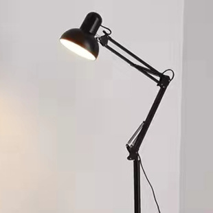 simple Long Arm folding floor lamp simple living room bedroom eye protection Study Office lamp