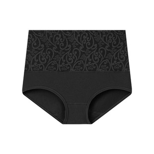 1049 Individually Packaged European and American Sizes Plus Size Women's High Waist Underwear Pure Cotton Cross-Border Amazon Exclusive Link