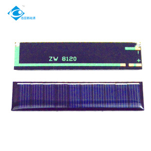 Zhiwang New Energy 81*20mm Polycrystalline Solar Epoxy Resin 5V Mini Photovoltaic Small Board Power 0.2W
