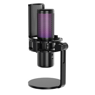 Частная модель новый конденсаторный микрофон цельнометаллический RGB развлекательная игра в прямом эфире USB компьютер трансграничный Mai Sports микрофон