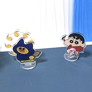 Little Red Book same style stay Meow big swing acrylic standing plate rotatable Cartoon creative desktop decoration
