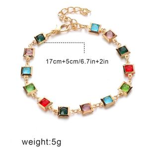 2023 cross-border new color love bracelet color hollow circle diamond bracelet star Moon bracelet