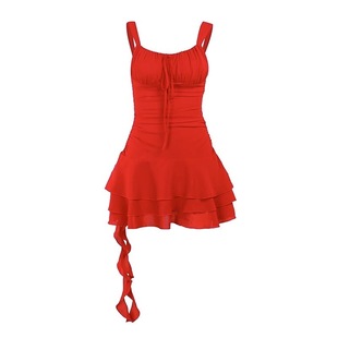 Swimsuit Women's 2025 New Explosive One-piece Skirt High-end Sense Conservative Flesh-covered Slimming Seaside Vacation Swimsuit