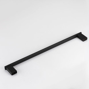 Cross-border black white towel bar bathroom stainless steel hardware pendant bathroom bathroom single pole towel pendant