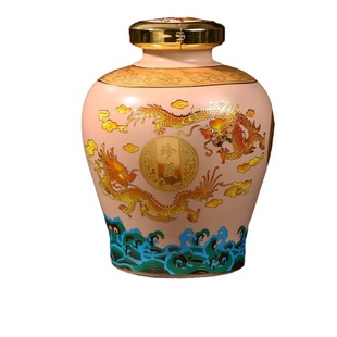 Jingdezhen керамическая винная бутылка коллекция винных бутылок 2.5L креативная винная алтарь 5 кг инновационная винная алтарь с рисунком дракона