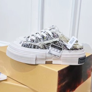 High version Wu Jianhao joint canvas shoes color matching low side casual beggar shoes breathable wear-resistant couple sports shoes
