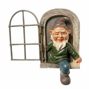 Cross Border Garden Gnome 3D Dwarfs Resin Crafts garden gnomes Statue Decorations Ornaments