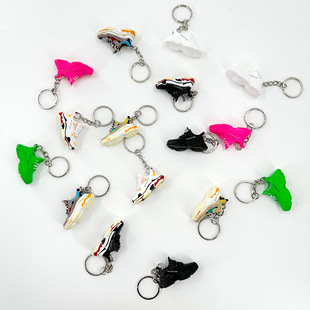 AJ Shoe Mold ABS Keychain Mixed Mini 3D Basketball Shoes Trend Surprise Blind Box DUNK Coconut OW Hanging