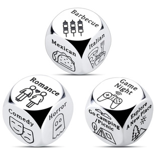 Amazon's Best-Selling Stainless Steel Decision-Making Dice Decision Dice Valentine's Day Date Night Personalized Gift