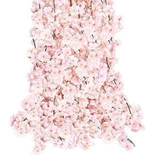 Cross-border simulation cherry blossom rattan light String LED light battery colored light string light Christmas holiday wedding room decorative light
