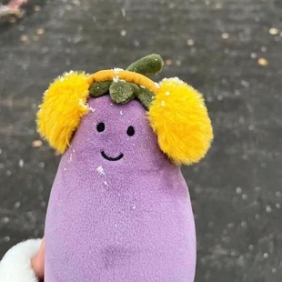 Великобритания Jellycat живой баклажан милые овощи плюшевые игрушки для детей успокаивающие развивающие куклы подарки