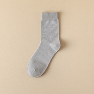 Anti-pilling combed cotton socks men's mid-barrel spring and autumn cotton socks sweat-absorbent breathable wear-resistant deodorant men's stockings business socks