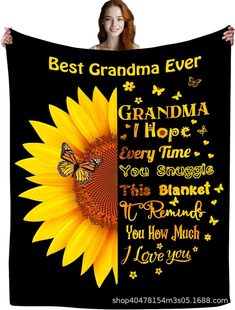 Gift for Grandma Blanket Envelope New Flannel Blanket Air-conditioning Blanket Amazon Nap Cover Blanket Frank