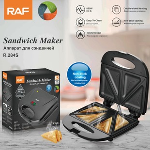 RAF European-style household double-sided heating sandwich machine multifunctional roast steak waffle breakfast machine