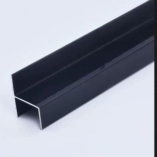 Toilet partition accessories aluminum alloy thickened door edge H-type partition door edge strip 12/16/18MM