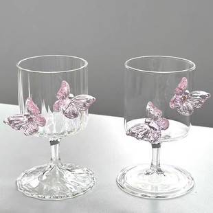 Новые бокалы с высоким содержанием Butterfly Butterfly Butterfly Water Cup Бокалы с шампанским бокалы