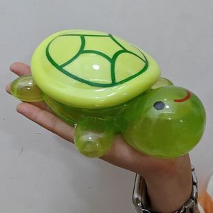 Светящаяся в темноте коробка для хранения гигантской черепахи, светящееся украшение для дедушки-черепахи, креативная игрушка-украшение для стола.