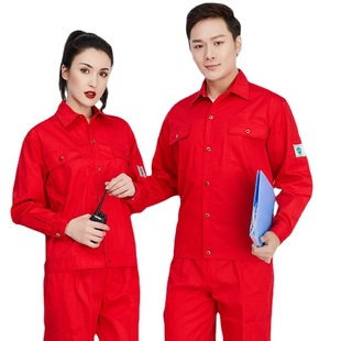 Labor protective clothing thin fuel gas station workwear suit wholesale reflective anti-static workwear summer long sleeve suit